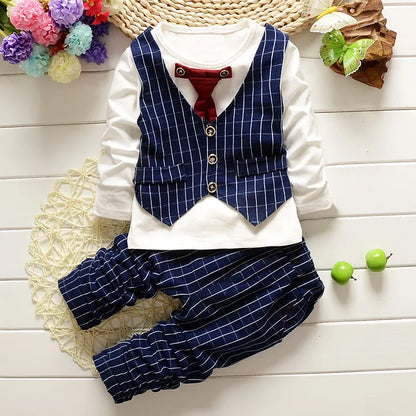 Kids Thinner Clothes Sets Spring Autumn Tracksuit Baby Boys Kid