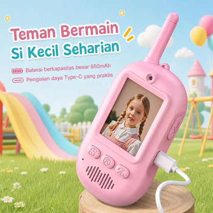 Kids Walkie Talkie Toy Y388, Video & Voice Intercom Toy with Screen