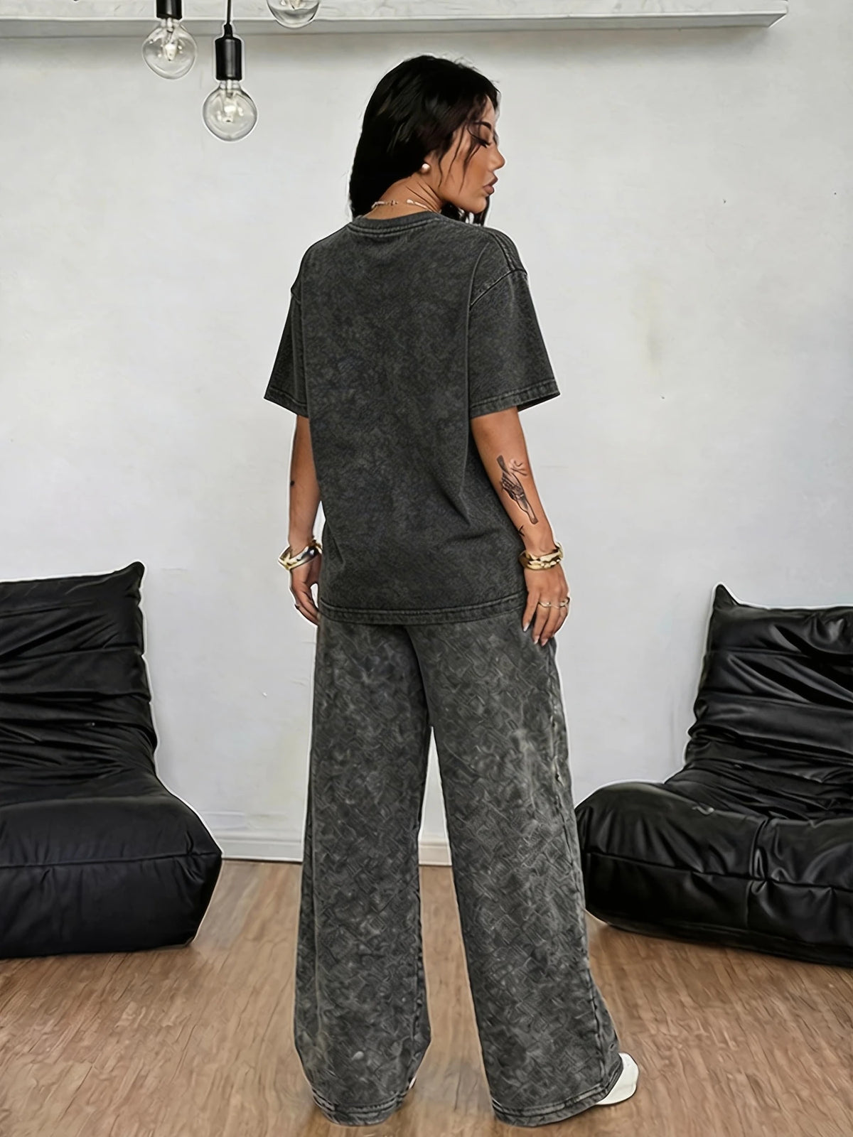 2026 Summer LOVE & Lip Print Quick Dry Pants Elastic High Waist