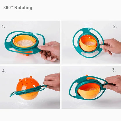 Universal Gyro Bowl Children Rotary Balance Novelty Gyro 360