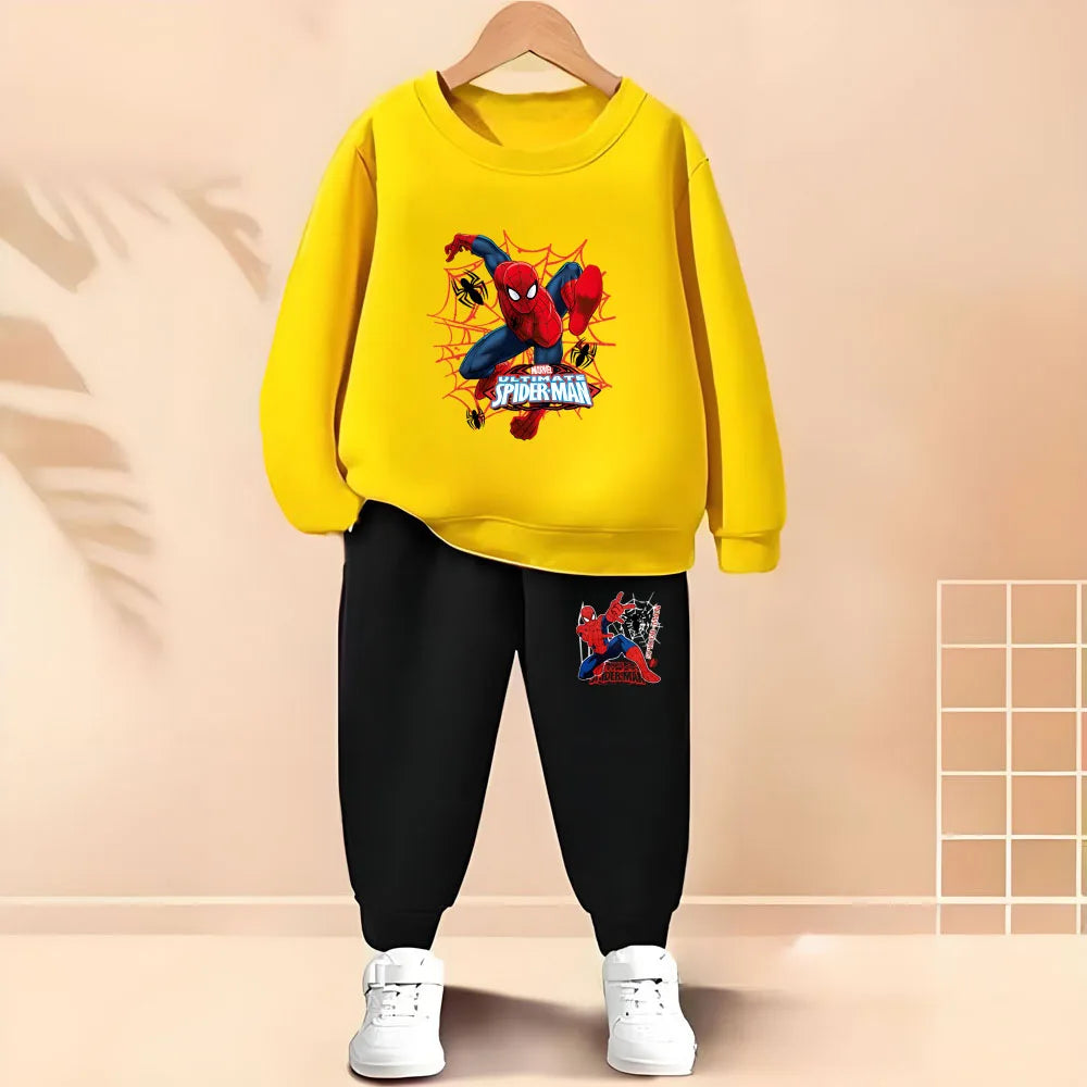 2026 Spring Autumn Children's Hoodies Sets Boys Cartoon