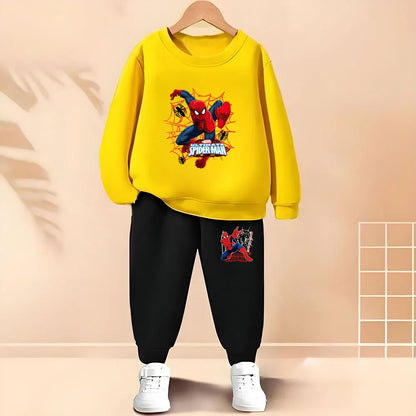 2026 Spring Autumn Children's Hoodies Sets Boys Cartoon