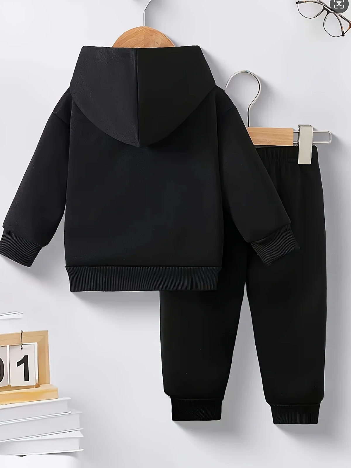 Newborn Baby Boy Fleece Sweatshirt And Fashion Casual Sports