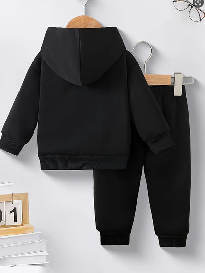 Newborn Baby Boy Fleece Sweatshirt And Fashion Casual Sports