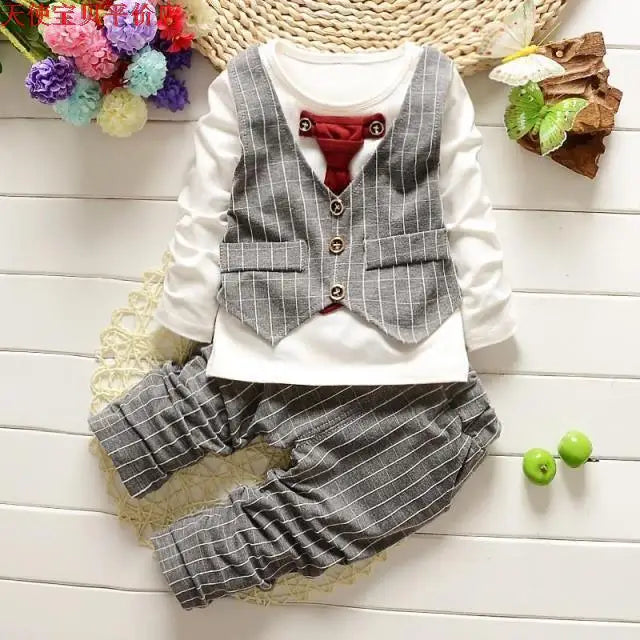 Kids Thinner Clothes Sets Spring Autumn Tracksuit Baby Boys Kid