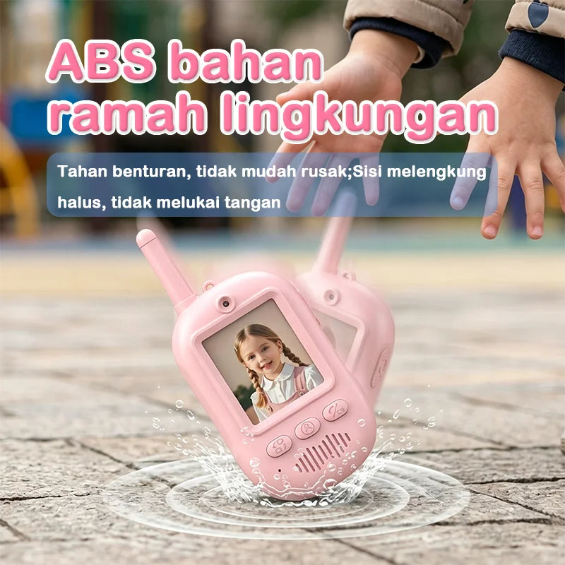 Kids Walkie Talkie Toy Y388, Video & Voice Intercom Toy with Screen