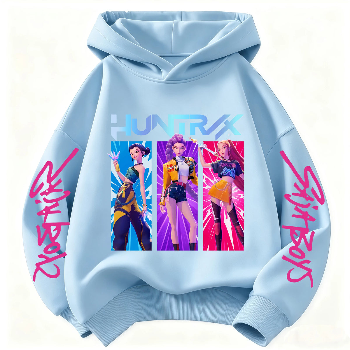 2026 Girls Cartoon Hoodie for Boys and Girls Hunter Rumi Derpy