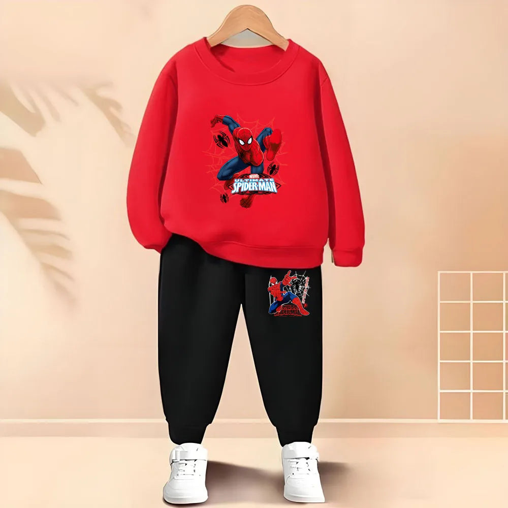 2026 Spring Autumn Children's Hoodies Sets Boys Cartoon