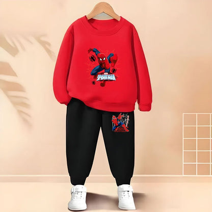 2026 Spring Autumn Children's Hoodies Sets Boys Cartoon