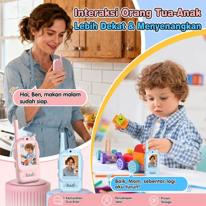 Kids Walkie Talkie Toy Y388, Video & Voice Intercom Toy with Screen