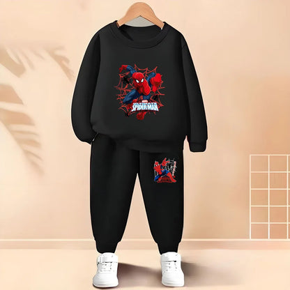 2026 Spring Autumn Children's Hoodies Sets Boys Cartoon