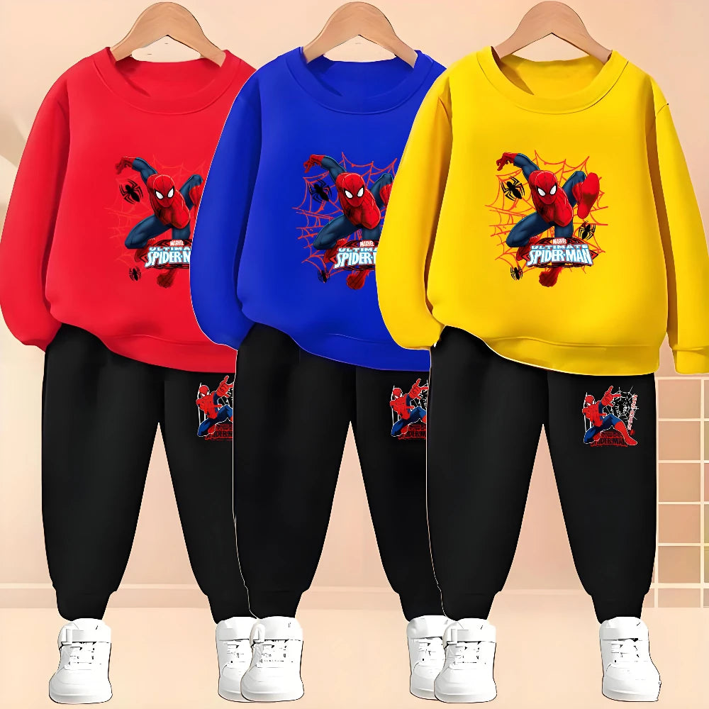 2026 Spring Autumn Children's Hoodies Sets Boys Cartoon
