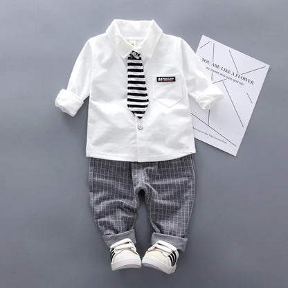 Kids Thinner Clothes Sets Spring Autumn Tracksuit Baby Boys Kid
