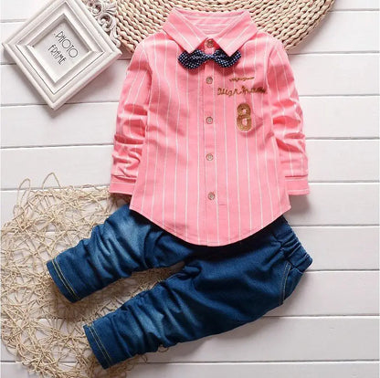 Kids Thinner Clothes Sets Spring Autumn Tracksuit Baby Boys Kid
