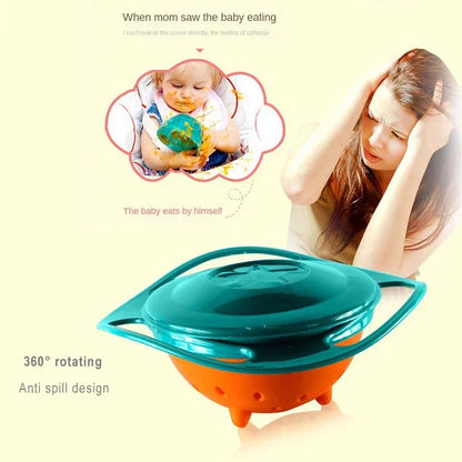 Universal Gyro Bowl Children Rotary Balance Novelty Gyro 360