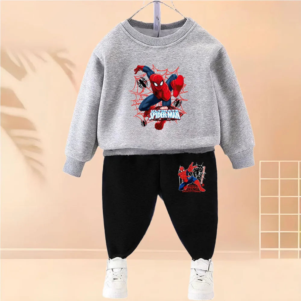 2026 Spring Autumn Children's Hoodies Sets Boys Cartoon