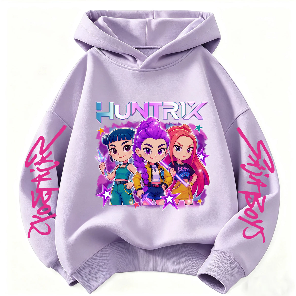 2026 Girls Cartoon Hoodie for Boys and Girls Hunter Rumi Derpy