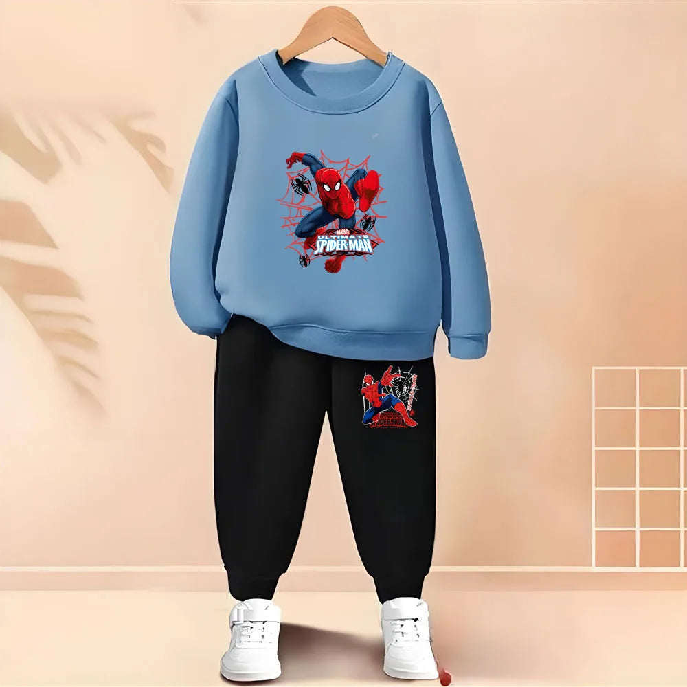 2026 Spring Autumn Children's Hoodies Sets Boys Cartoon